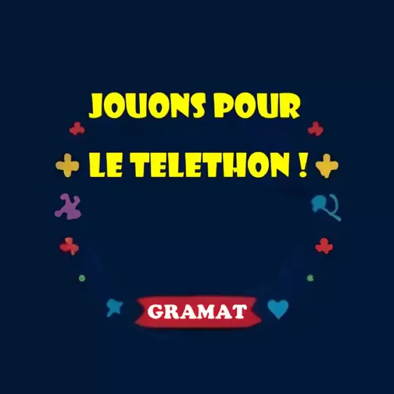 Logo Jouons pour le téléthon 2025