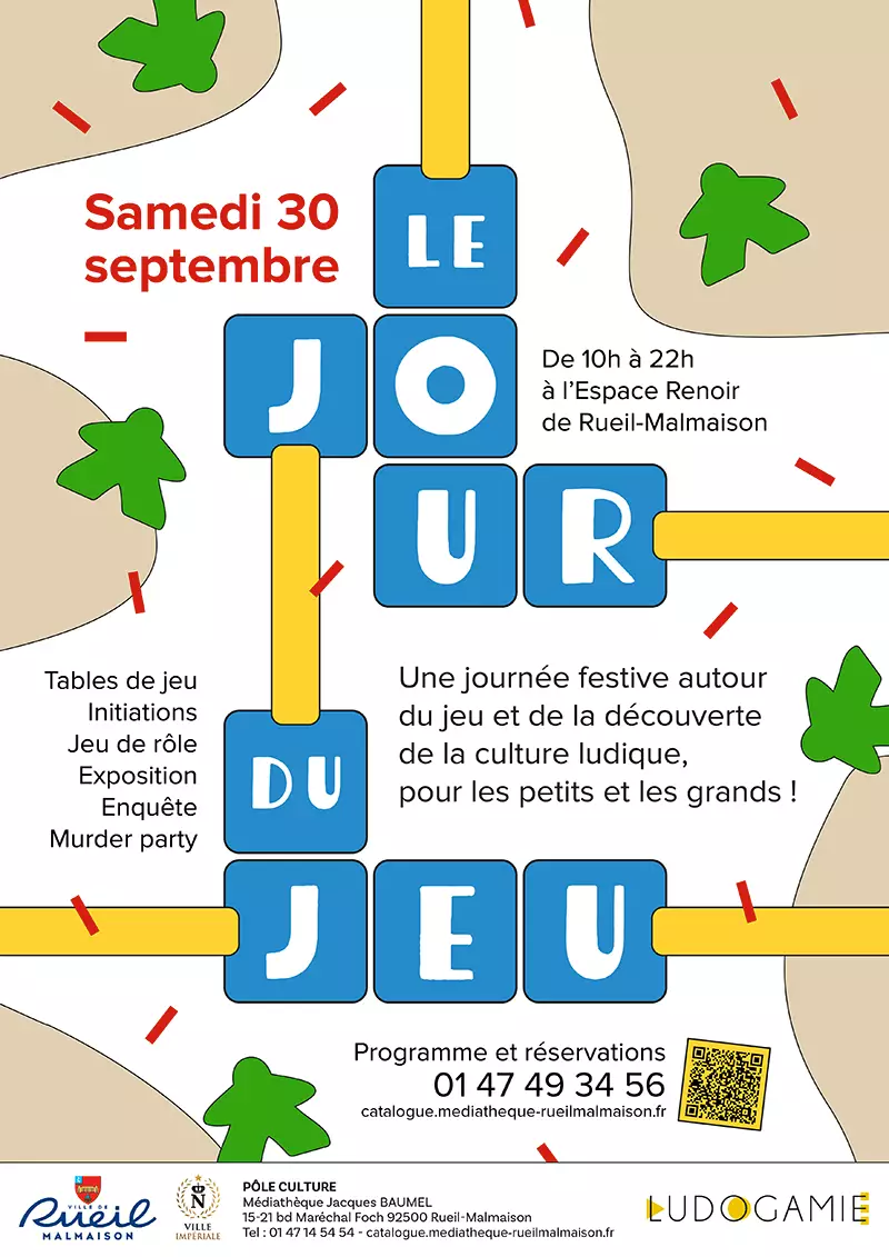 Official poster Le Jour du jeu 2023