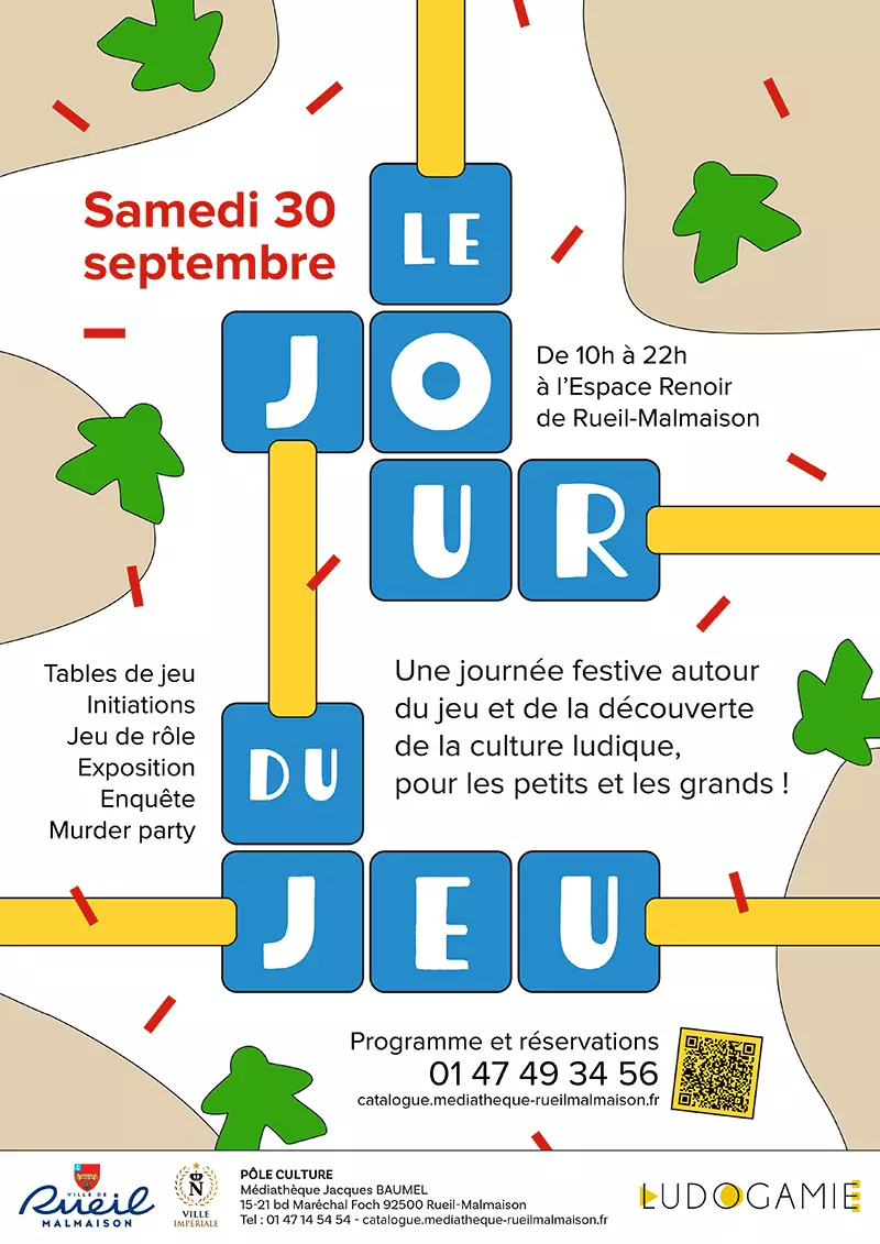 Affiche officielle Le Jour du jeu 2023