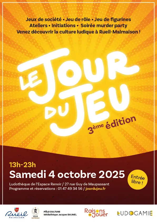Affiche officielle Le Jour du jeu 2025