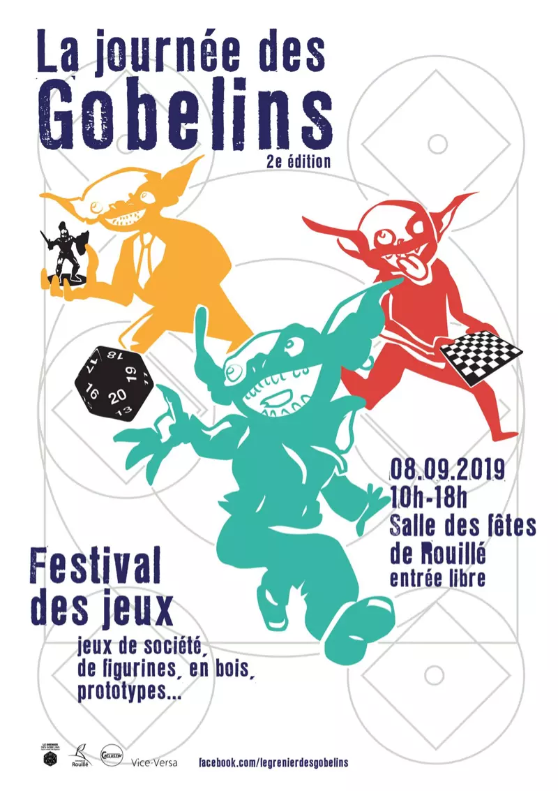Affiche officielle WELG - Week-end ludique des Gobelins 2019