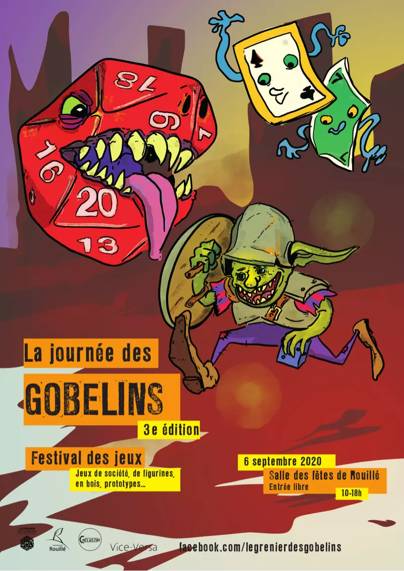 Affiche officielle WELG - Week-end ludique des Gobelins 2020