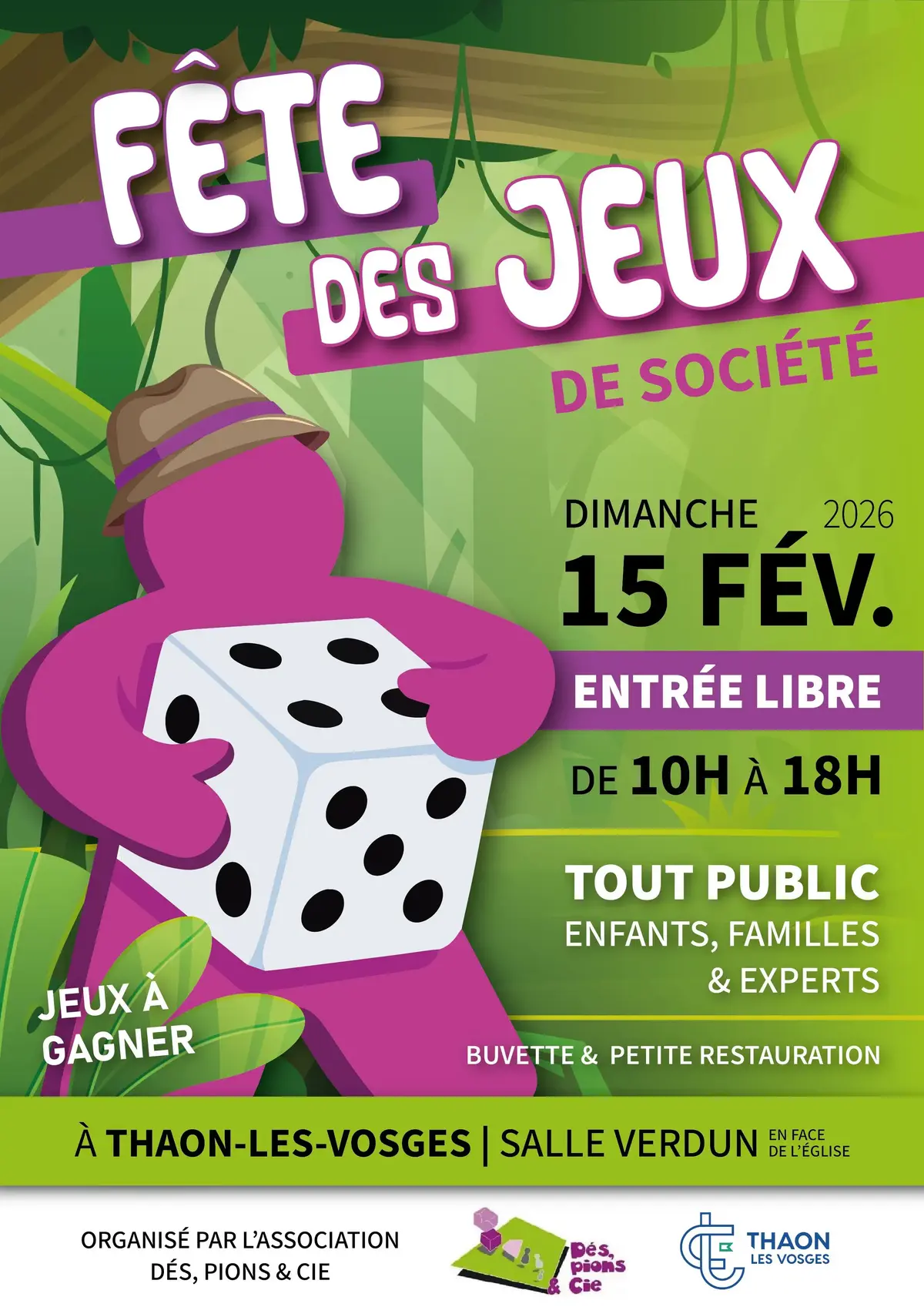 Official poster Fête des Jeux de société 2026