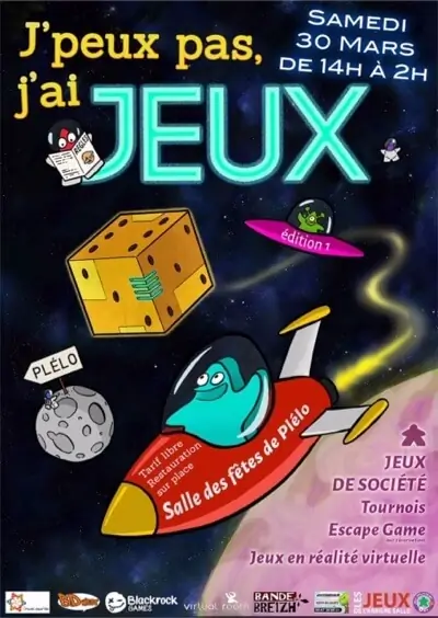 Affiche officielle Festival "J'peux pas, j'ai Jeux" 2021