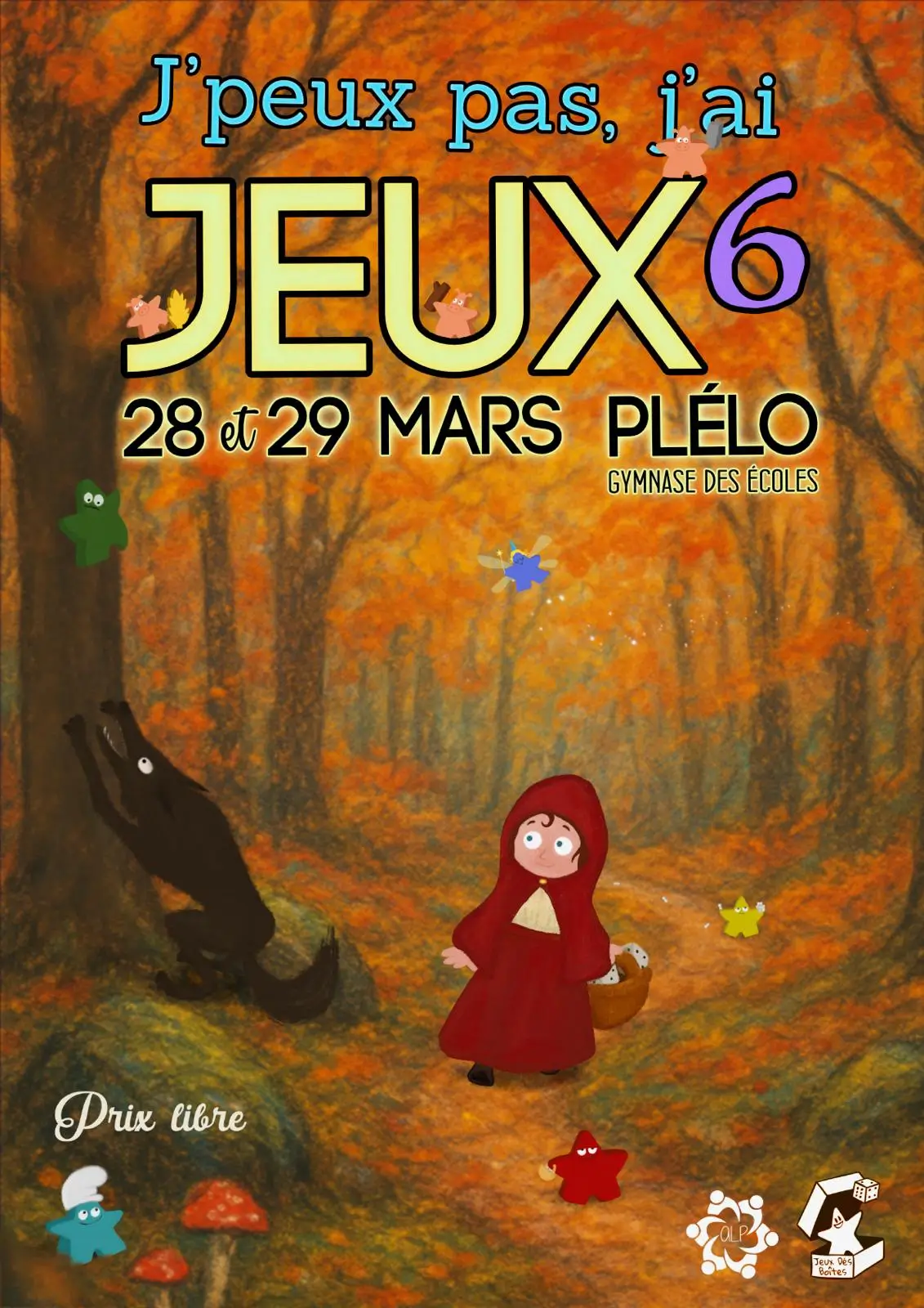 Affiche officielle Festival "J'peux pas, j'ai Jeux" 2026