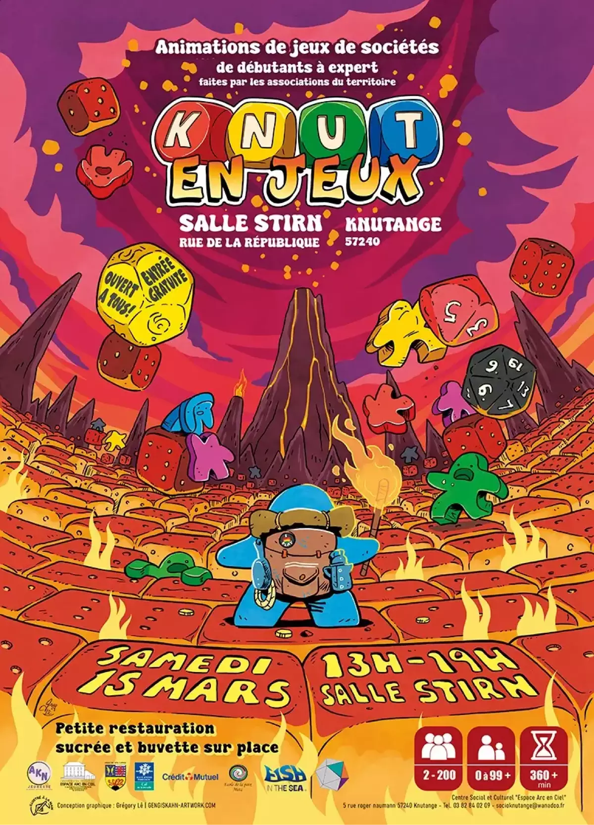 Affiche officielle Knut' en Jeux 2025
