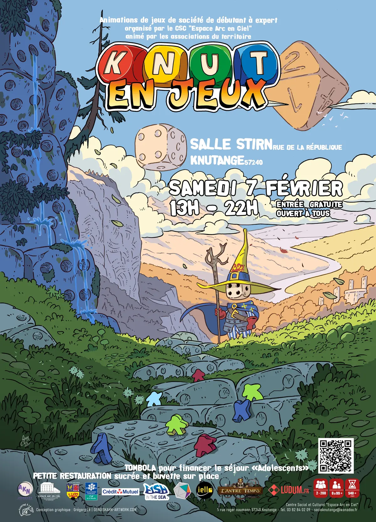 Affiche officielle Knut' en Jeux 2026