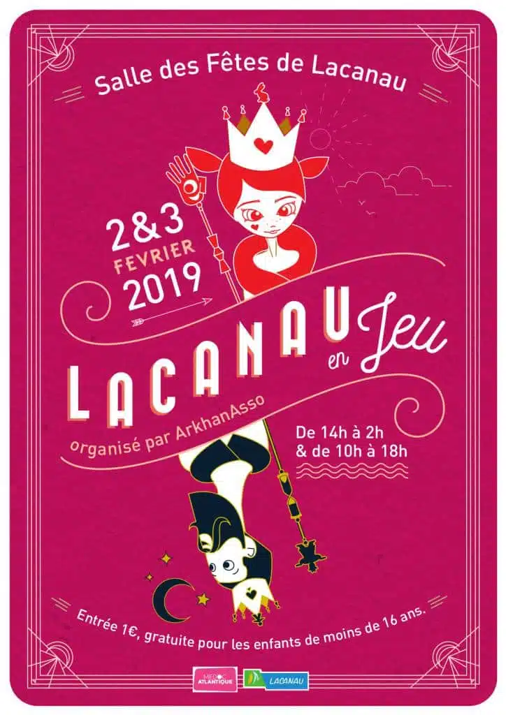 Affiche officielle Lacanau en jeu 2019