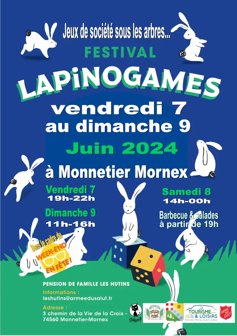Affiche officielle Lapinogames 2024