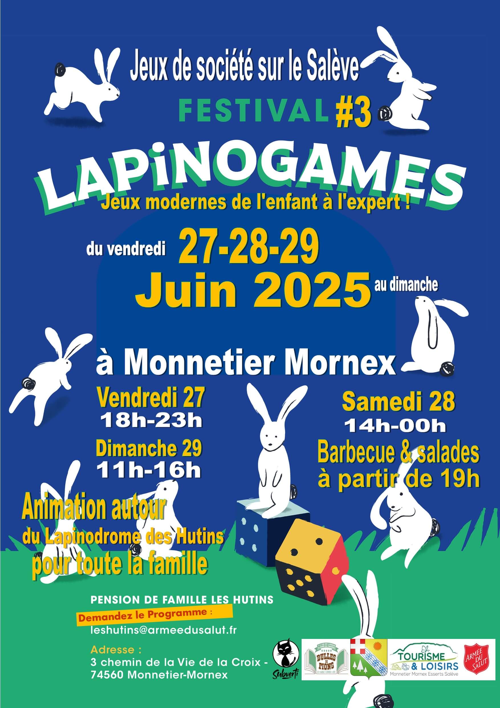 Affiche officielle Lapinogames 2025