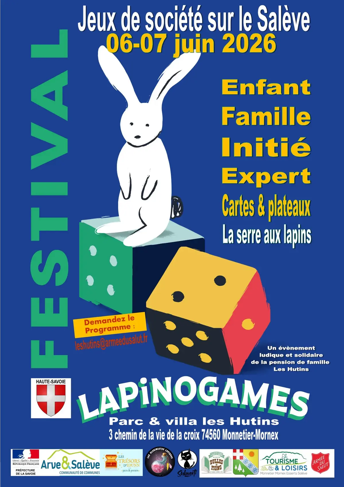 Affiche officielle Lapinogames 2026