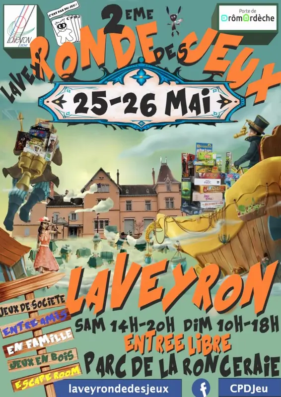 Affiche officielle Lavey'Ronde des Jeux 2019