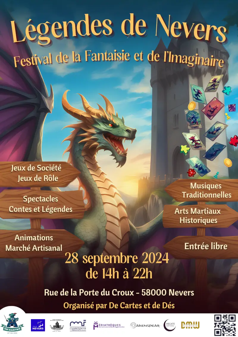 Affiche officielle Légendes de Nevers 2024