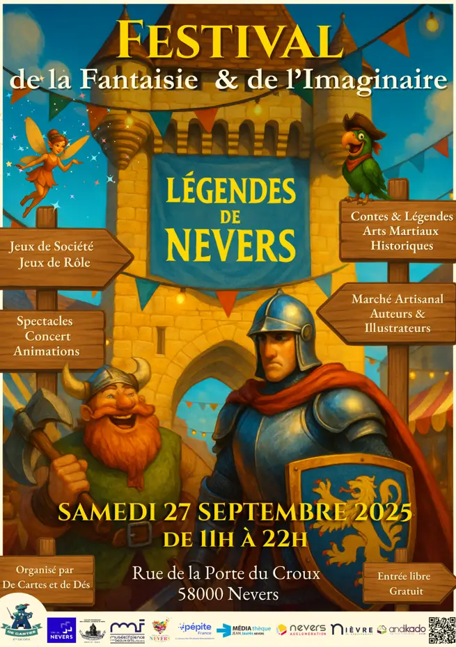 Affiche officielle Légendes de Nevers 2025