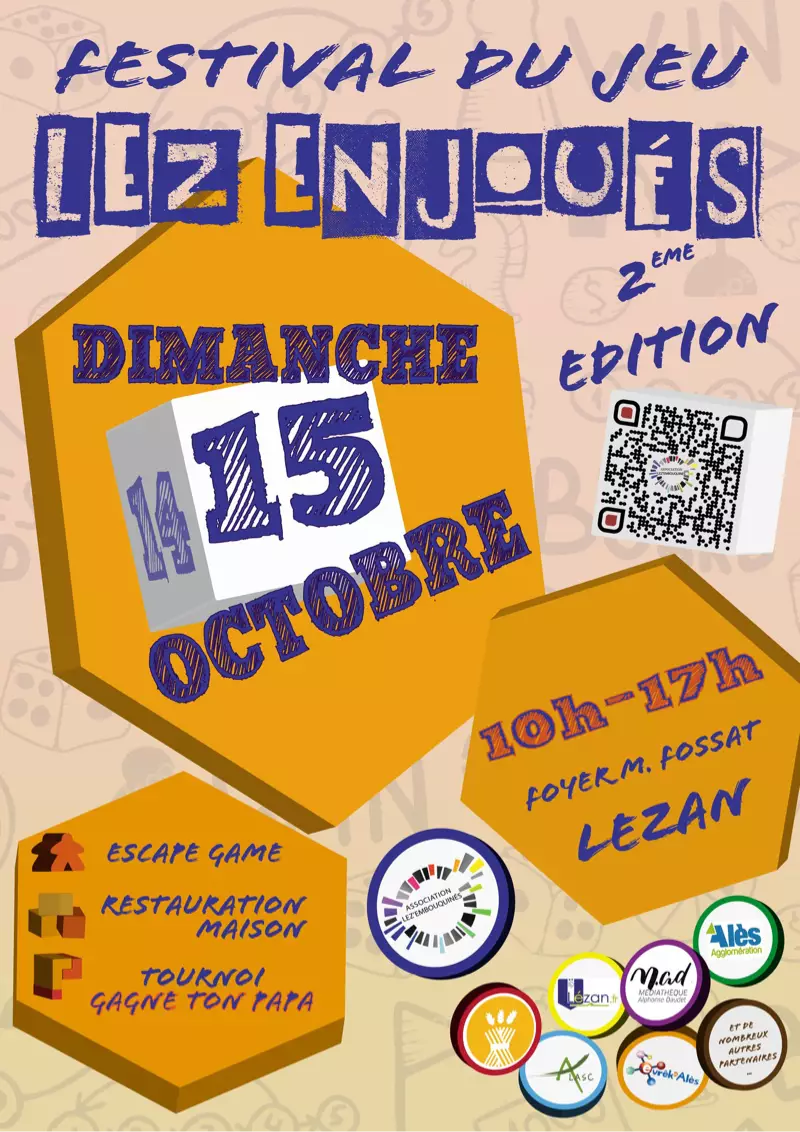 Affiche officielle Lez'Enjoués 2023