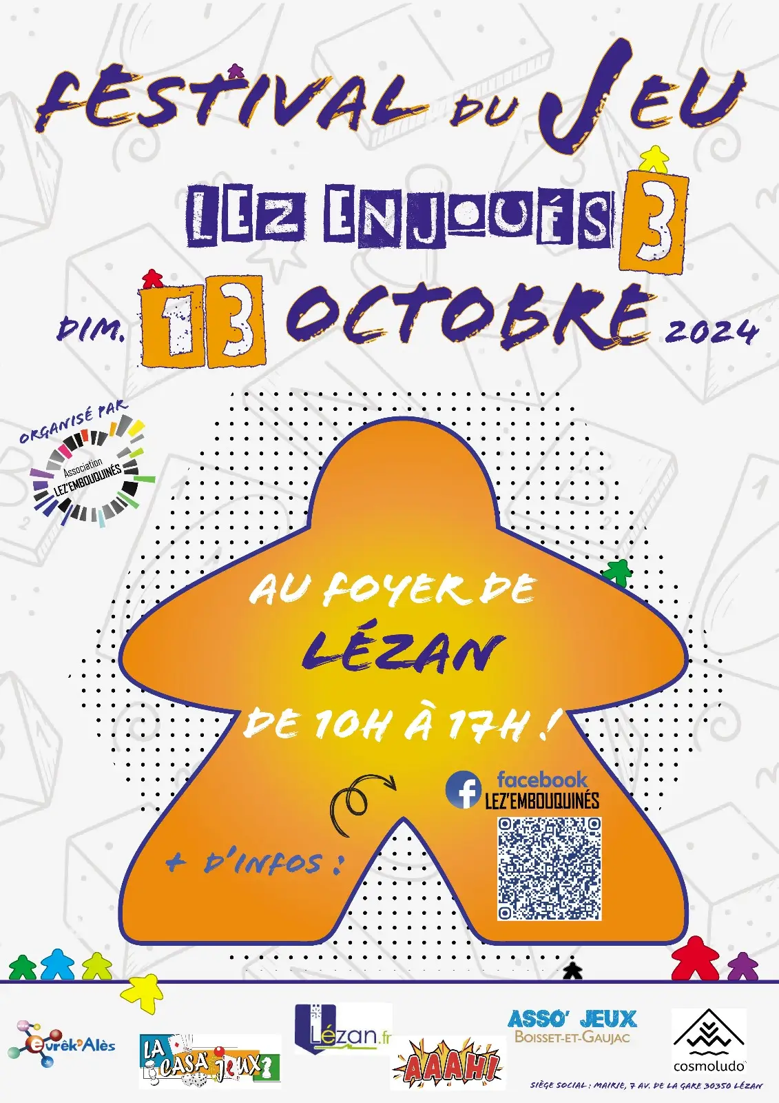 Affiche officielle Lez'Enjoués 2024