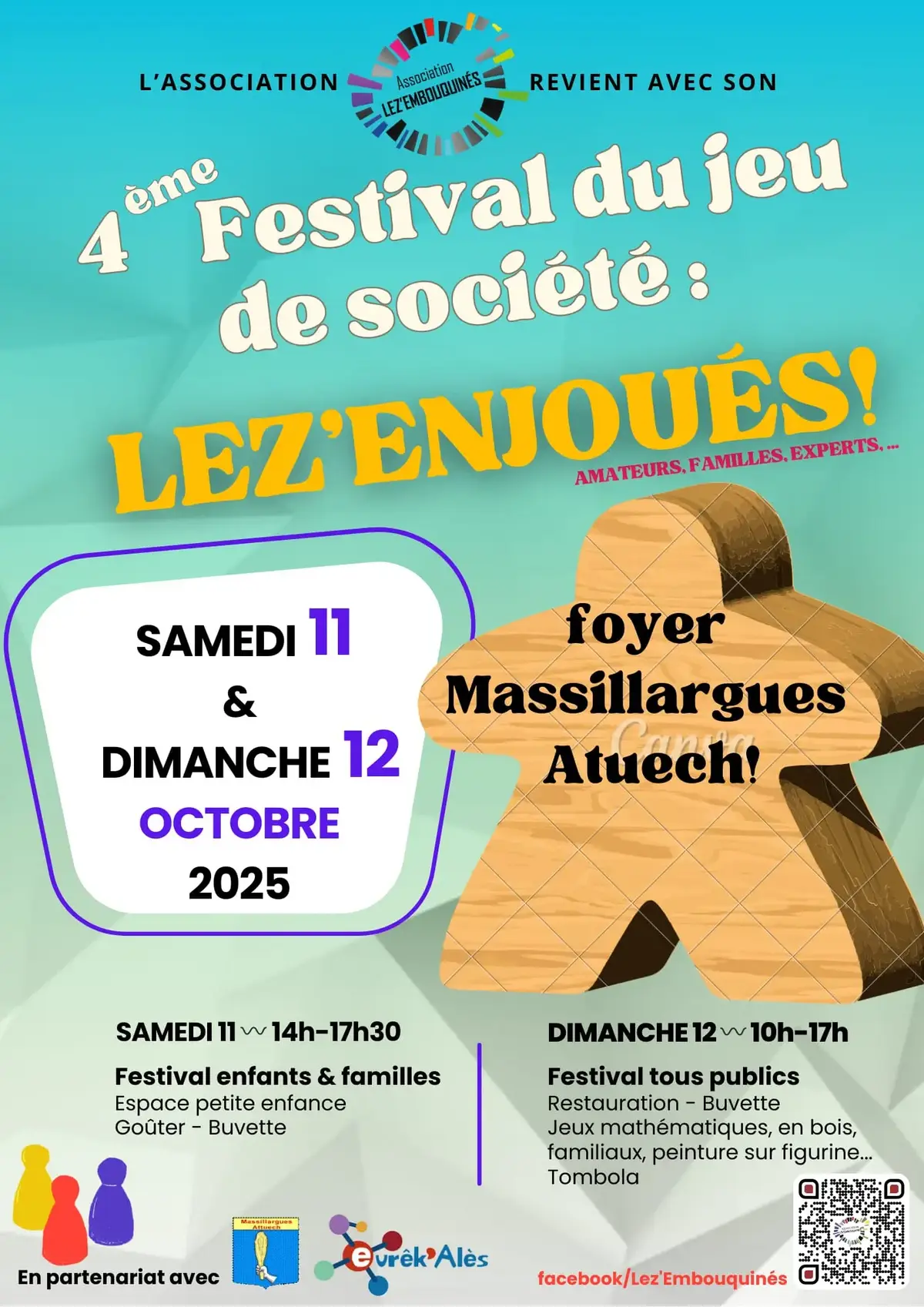 Affiche officielle Lez'Enjoués 2025
