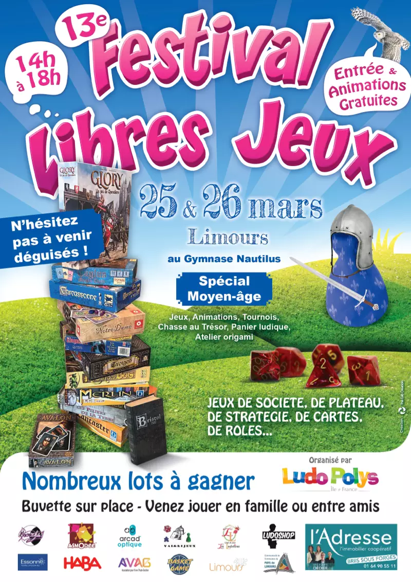 Affiche officielle Libres Jeux 2023