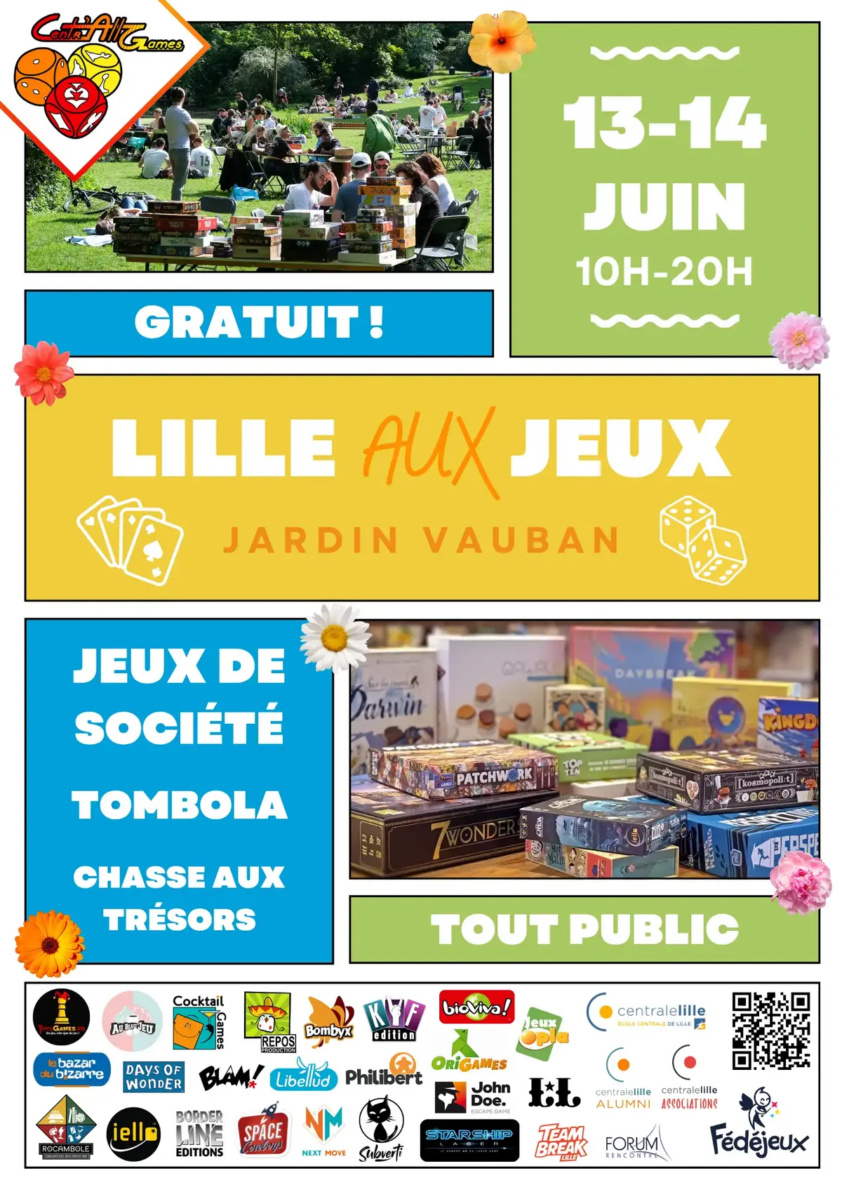 Affiche officielle Lille Aux Jeux 2026