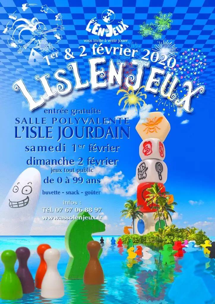 Affiche officielle LislEnJeux 2020