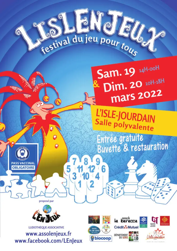 Affiche officielle LislEnJeux 2022