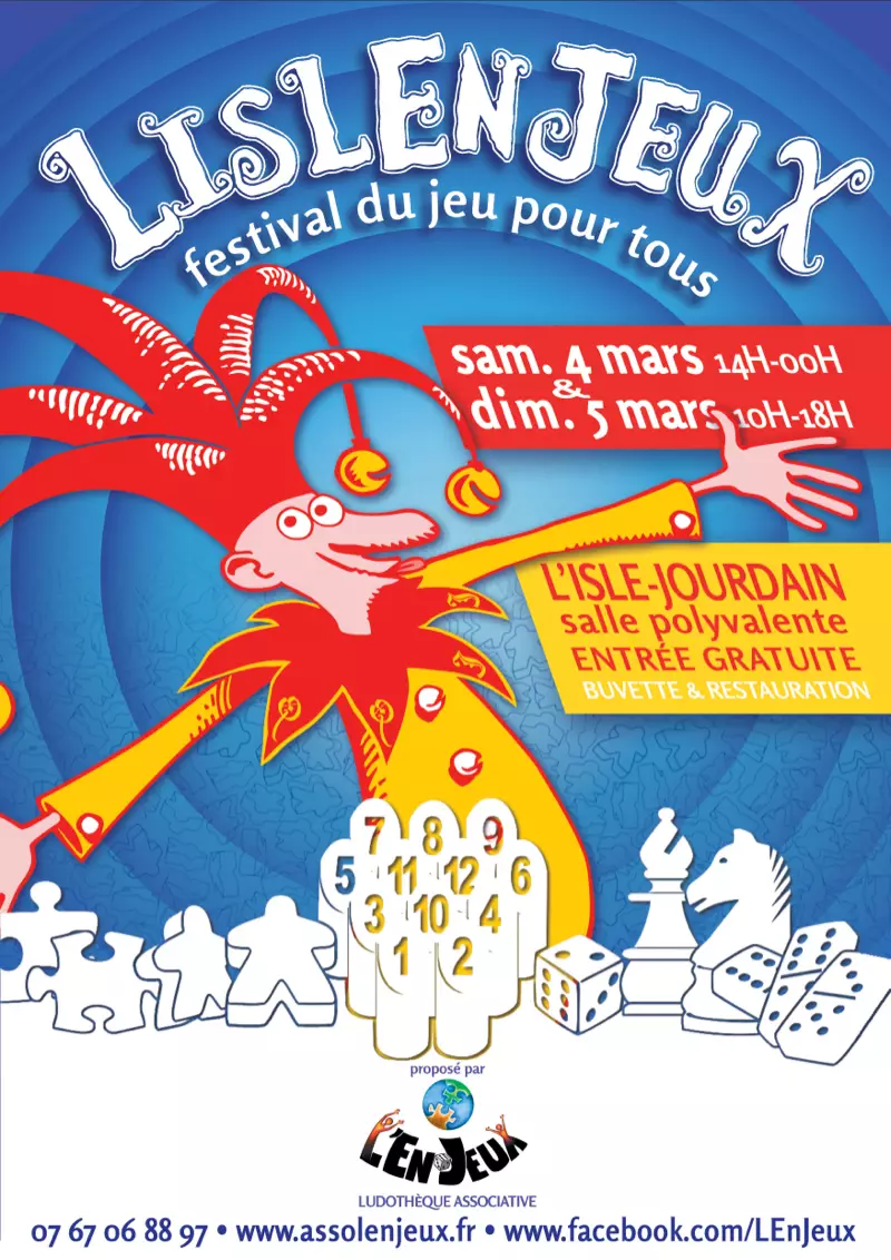 Affiche officielle LislEnJeux 2023