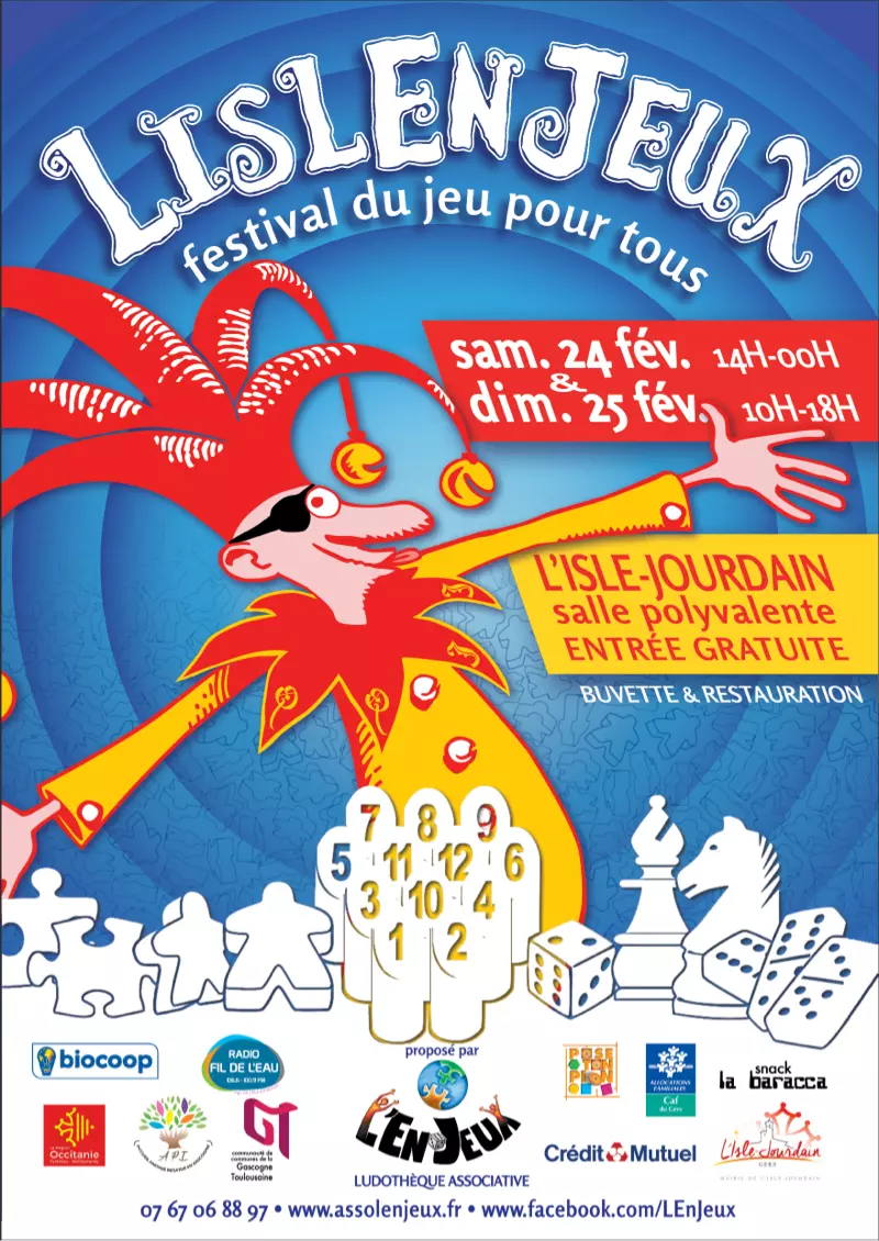 Affiche officielle LislEnJeux 2024