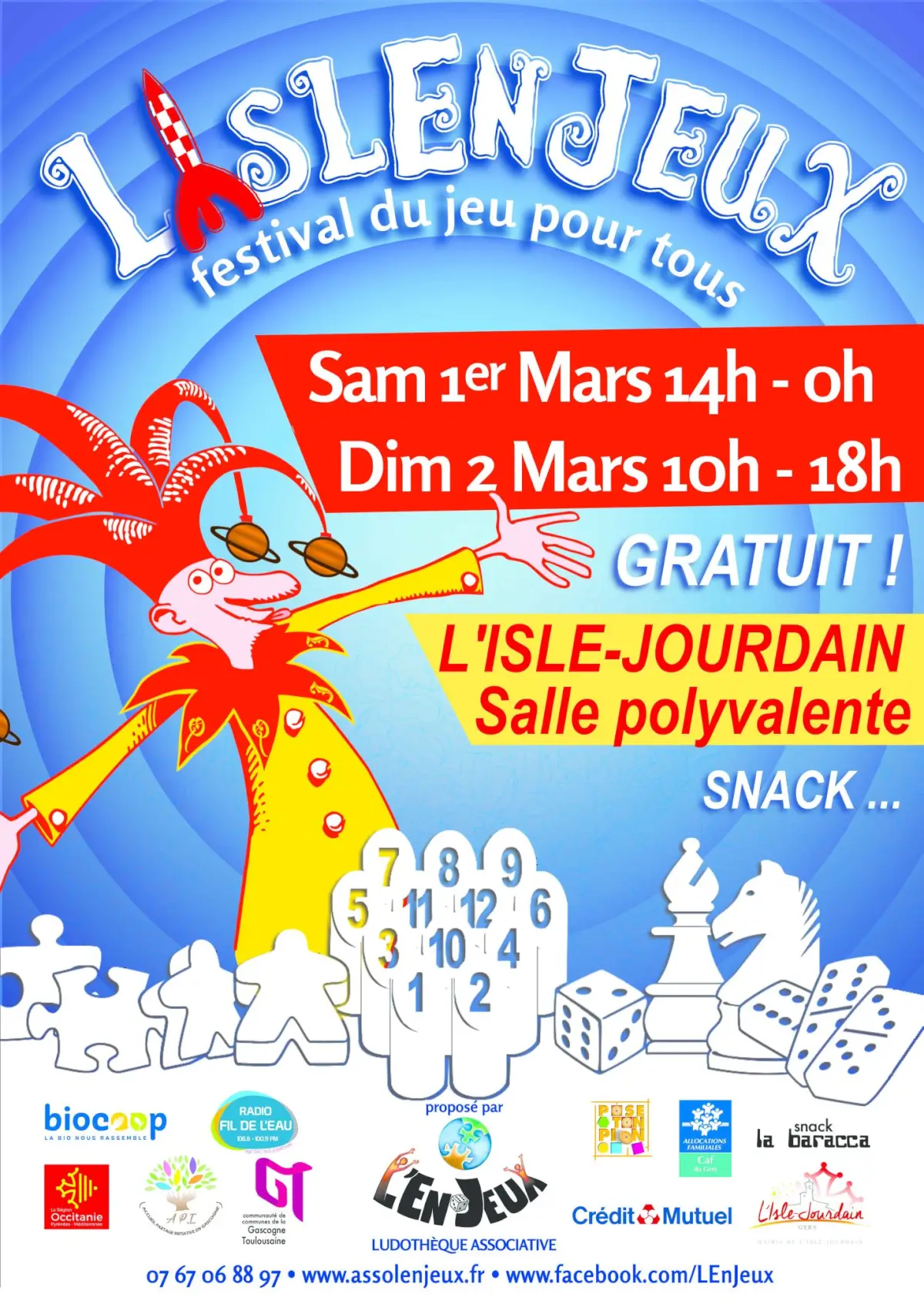 Affiche officielle LislEnJeux 2025