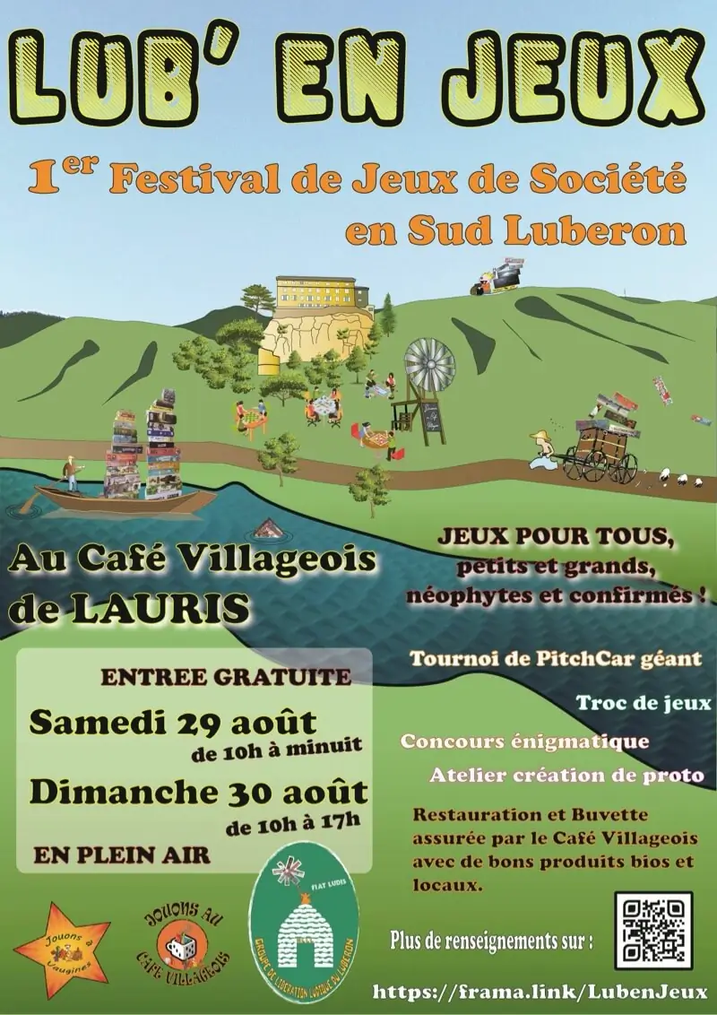 Affiche officielle Lub' en Jeux 2020
