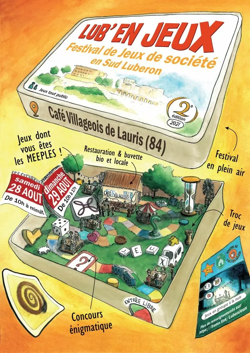 Affiche officielle Lub' en Jeux 2021