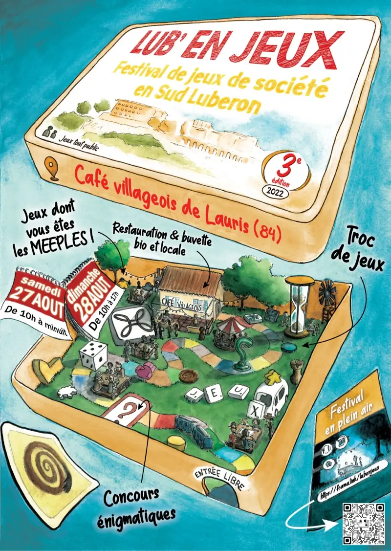 Affiche officielle Lub' en Jeux 2022