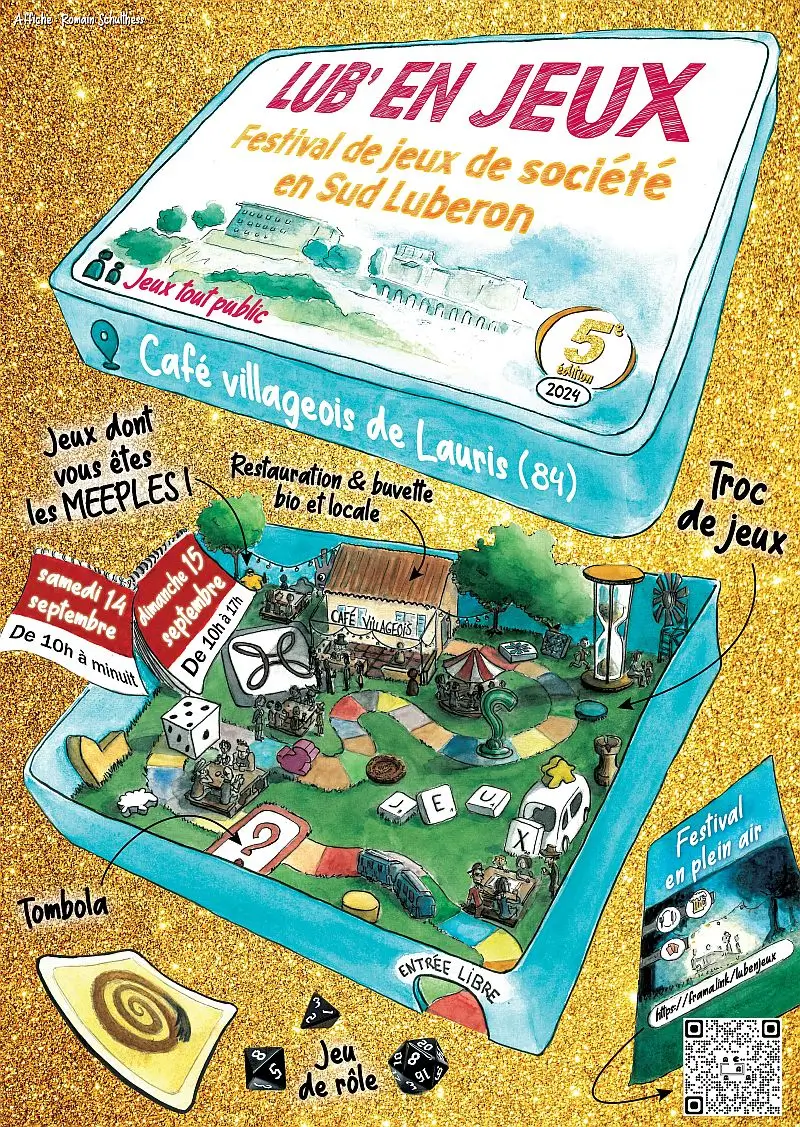 Affiche officielle Lub' en Jeux 2024