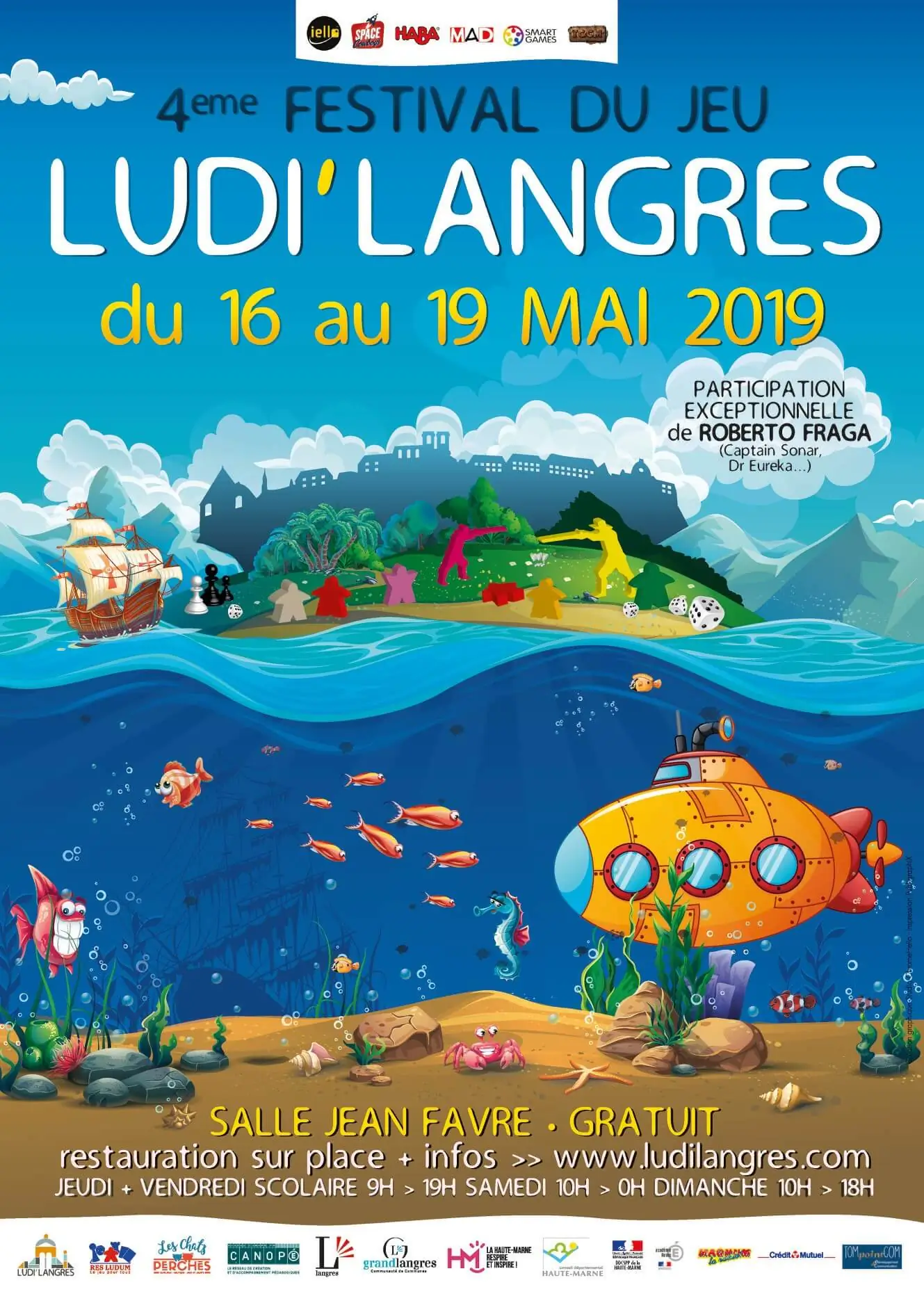 Affiche officielle Ludi'Langres 2019