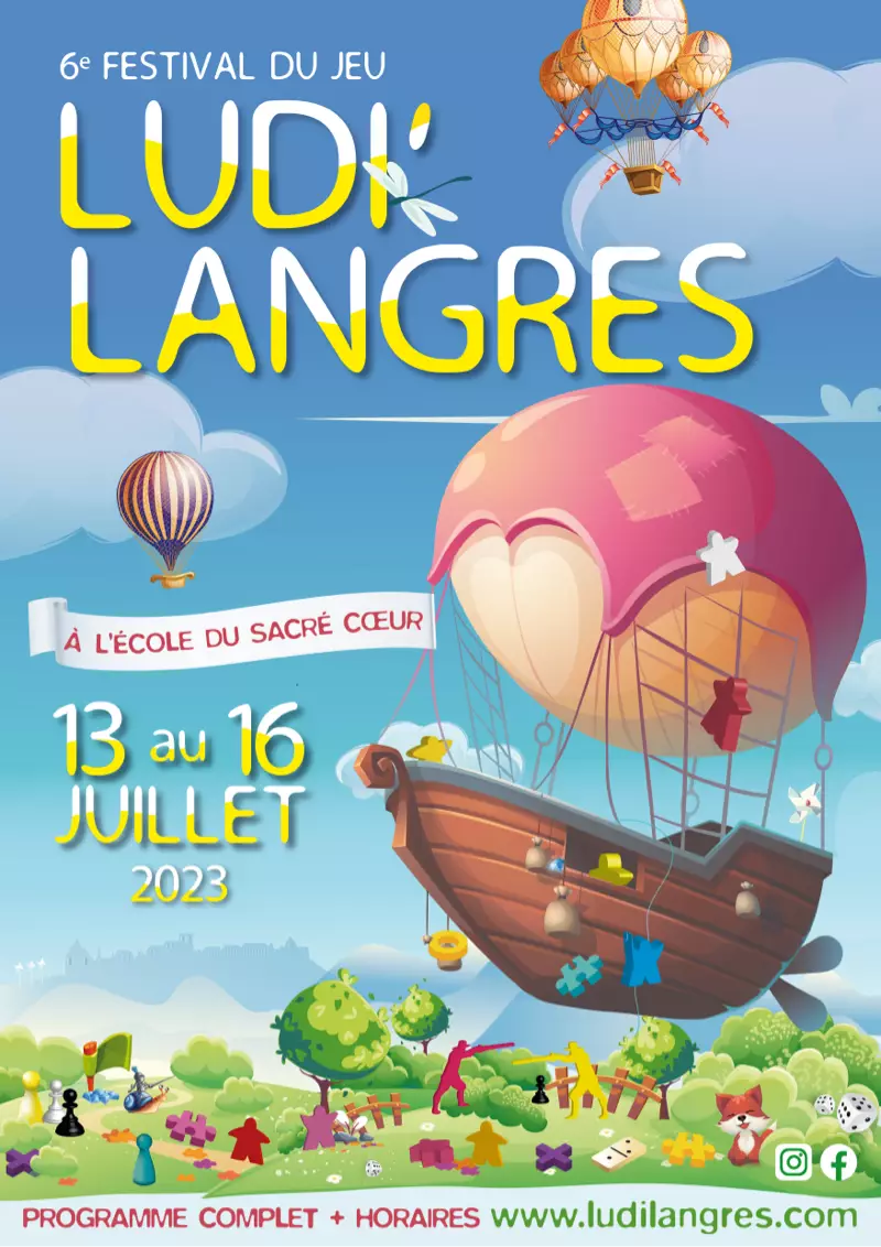 Affiche officielle Ludi'Langres 2023