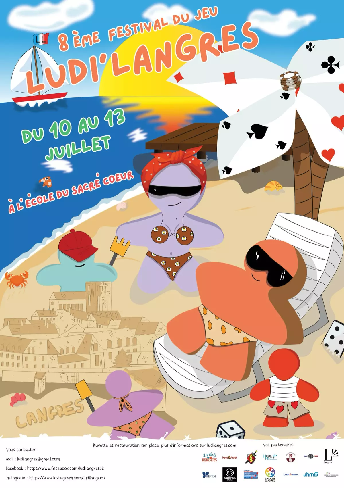 Affiche officielle Ludi'Langres 2025