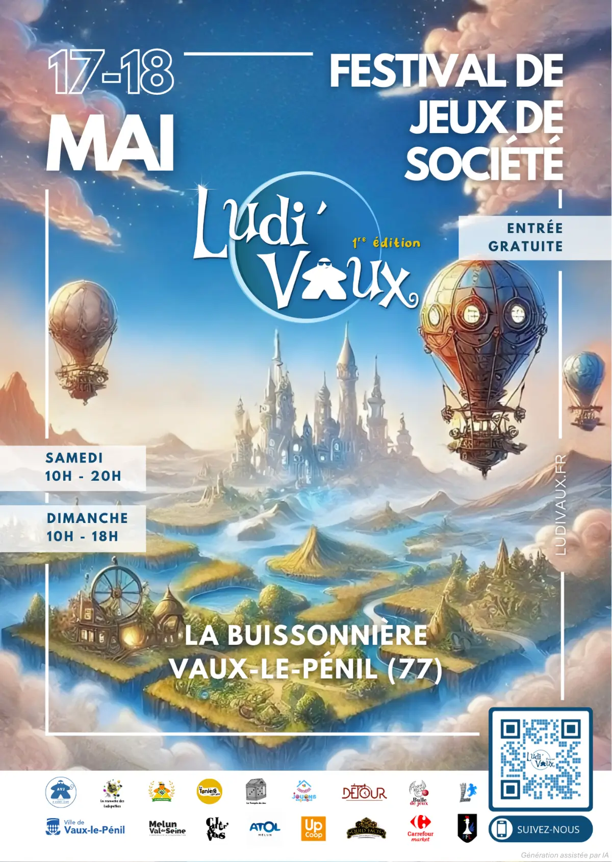 Affiche officielle Ludi'Vaux 2025