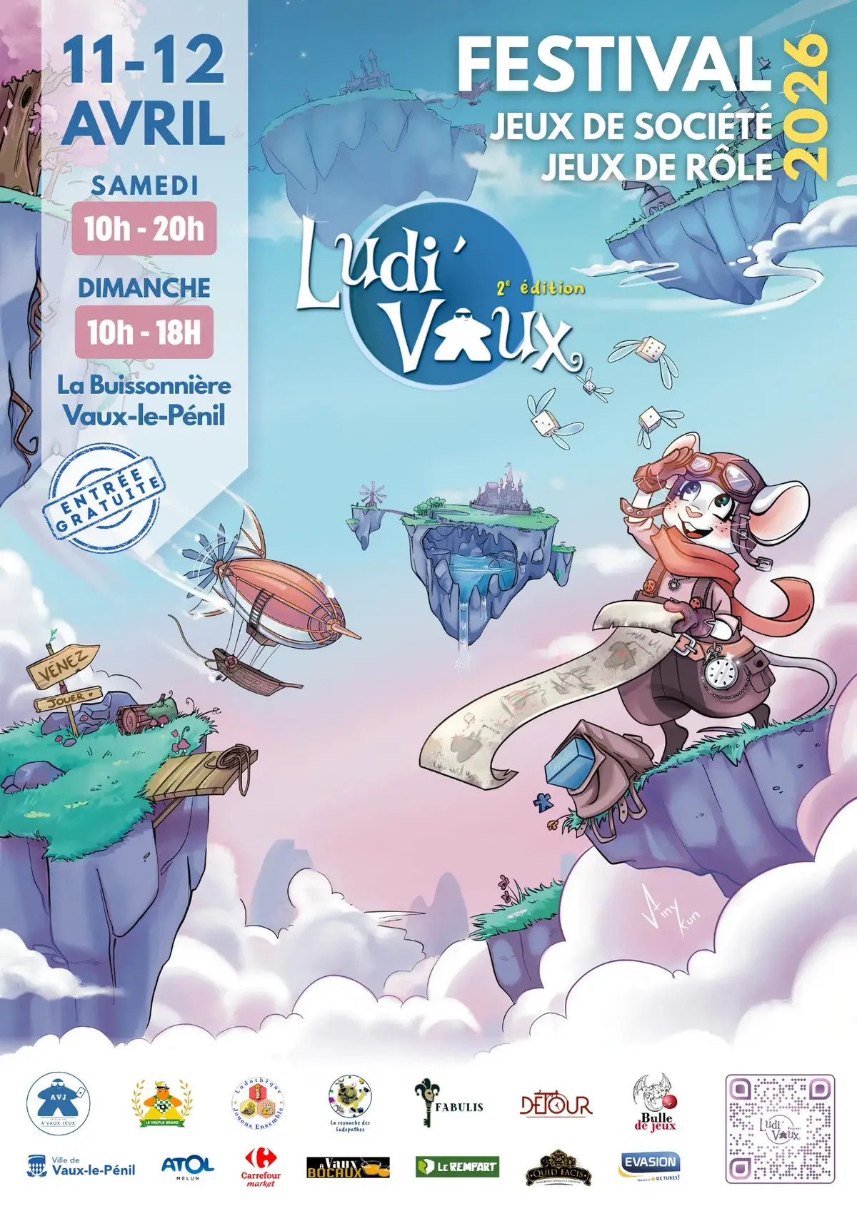 Affiche officielle Ludi'Vaux 2026