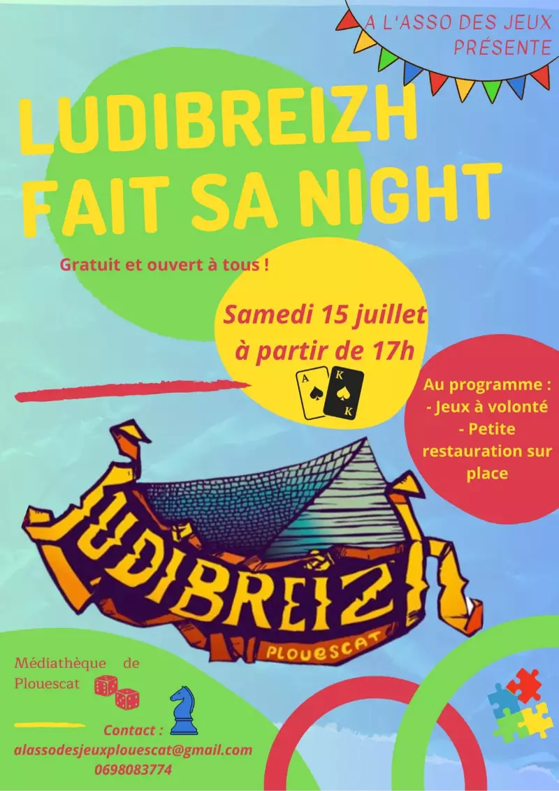 Affiche officielle Festival Ludibreizh 2023