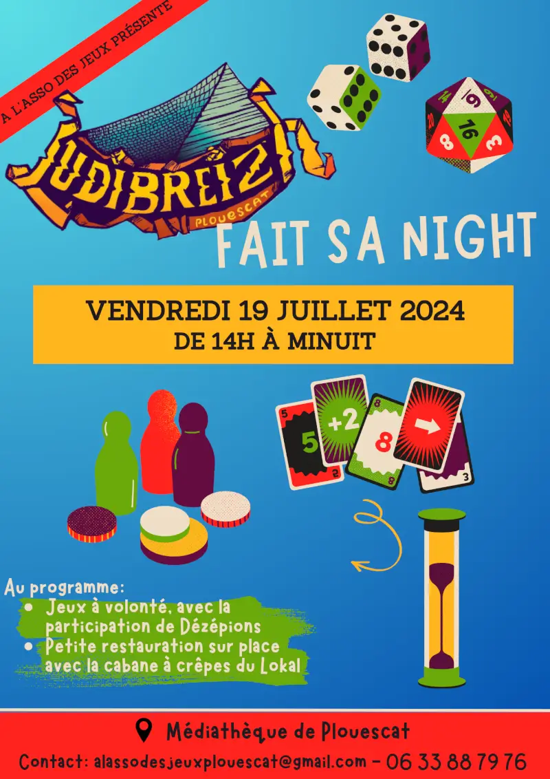 Affiche officielle Festival Ludibreizh 2024