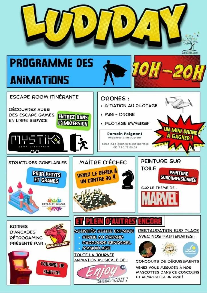 Affiche officielle Ludiday 2025