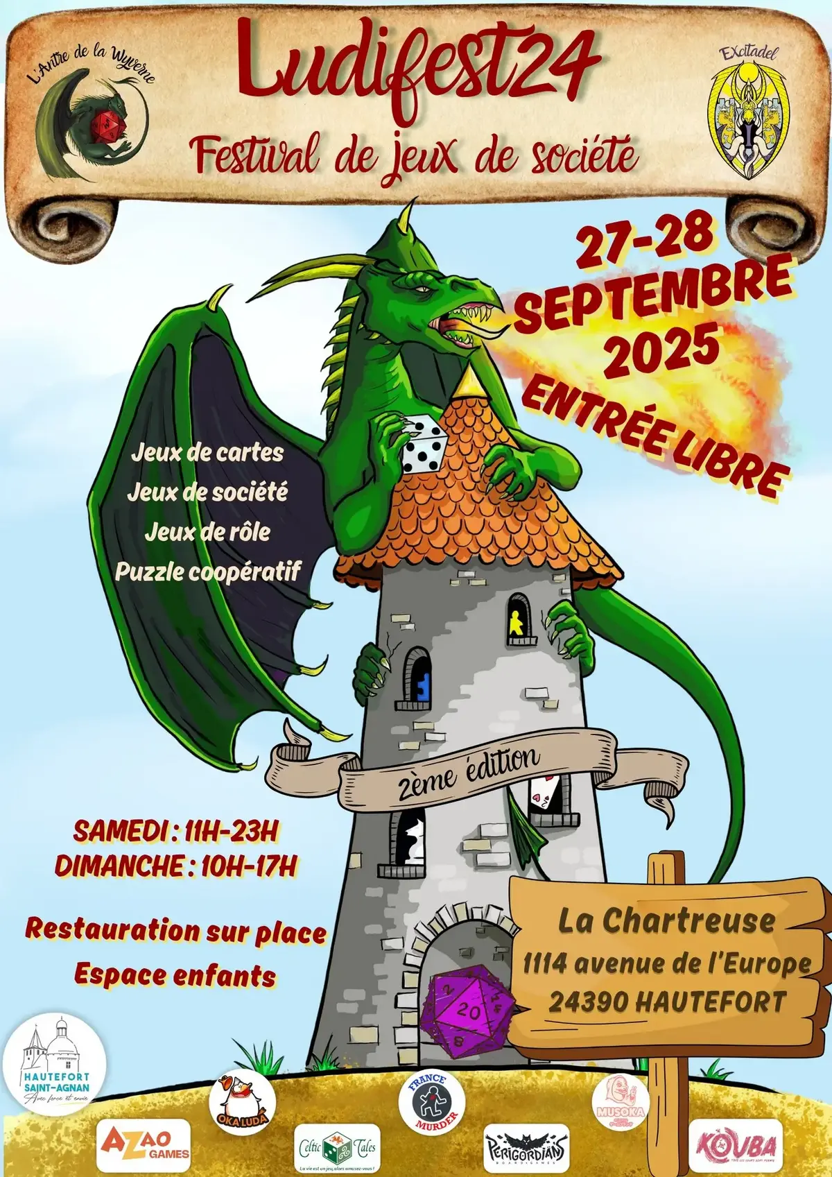 Affiche officielle Ludifest 24 2025