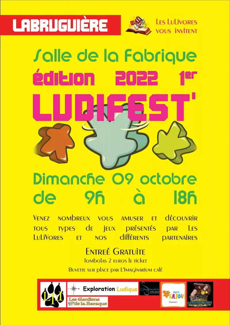 Affiche officielle Ludifest' 2022