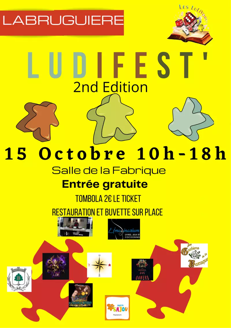 Affiche officielle Ludifest' 2023