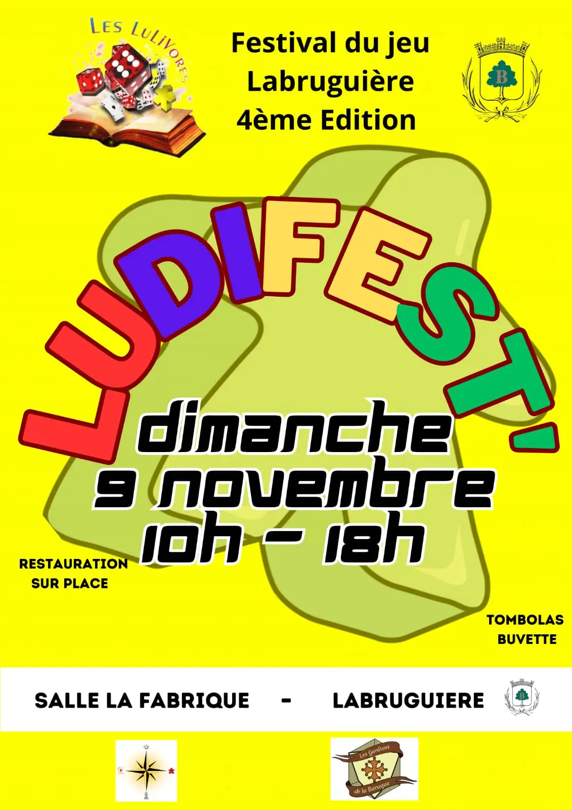 Affiche officielle Ludifest' 2025