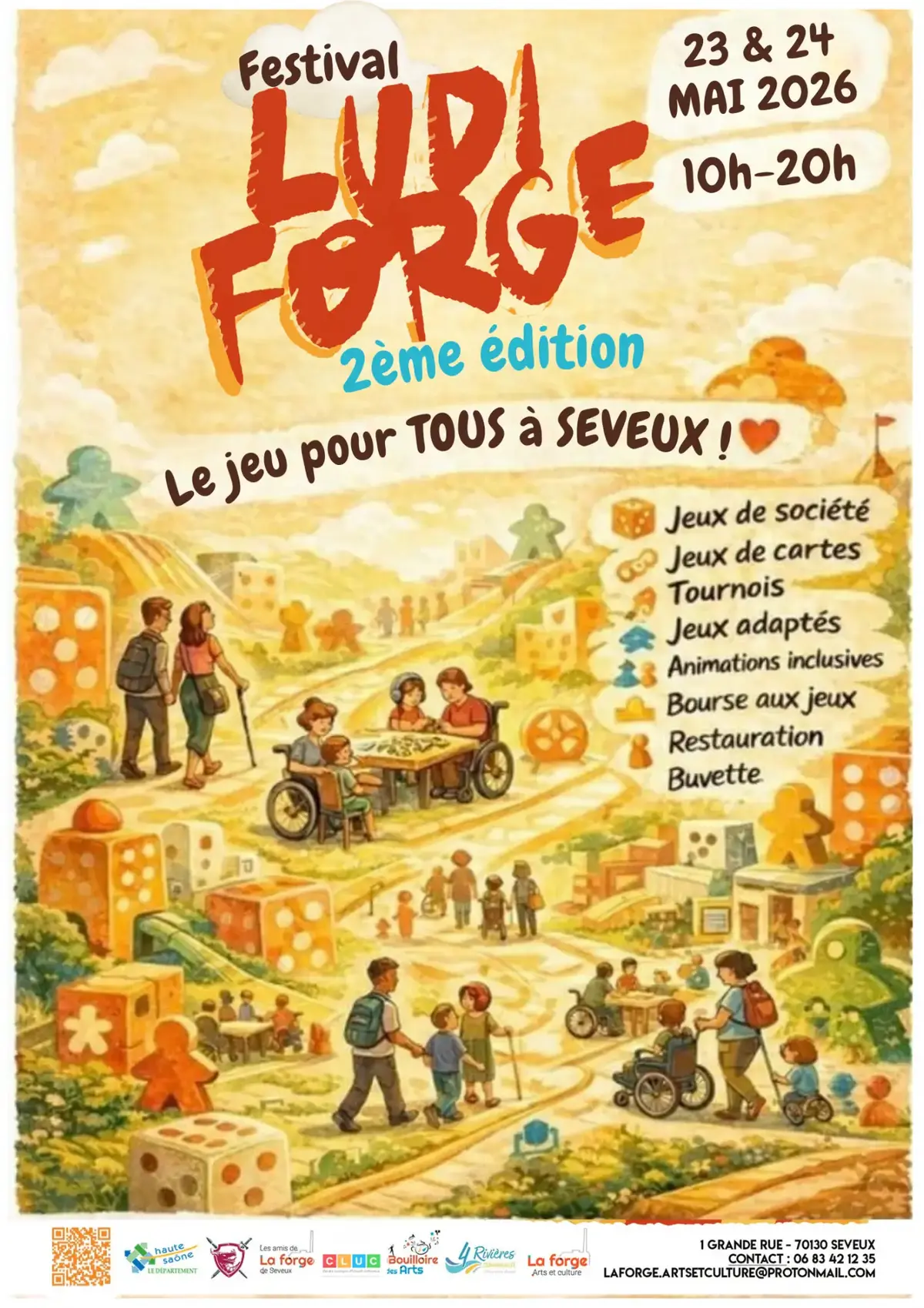 Affiche officielle Ludiforge 2026