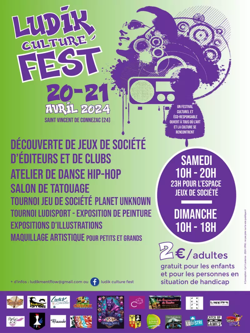 Affiche officielle Ludik culture fest 2024