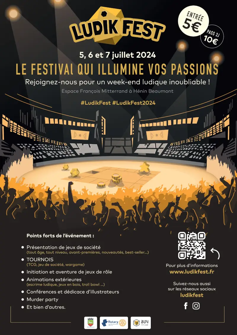 Affiche officielle Ludik Fest 2024