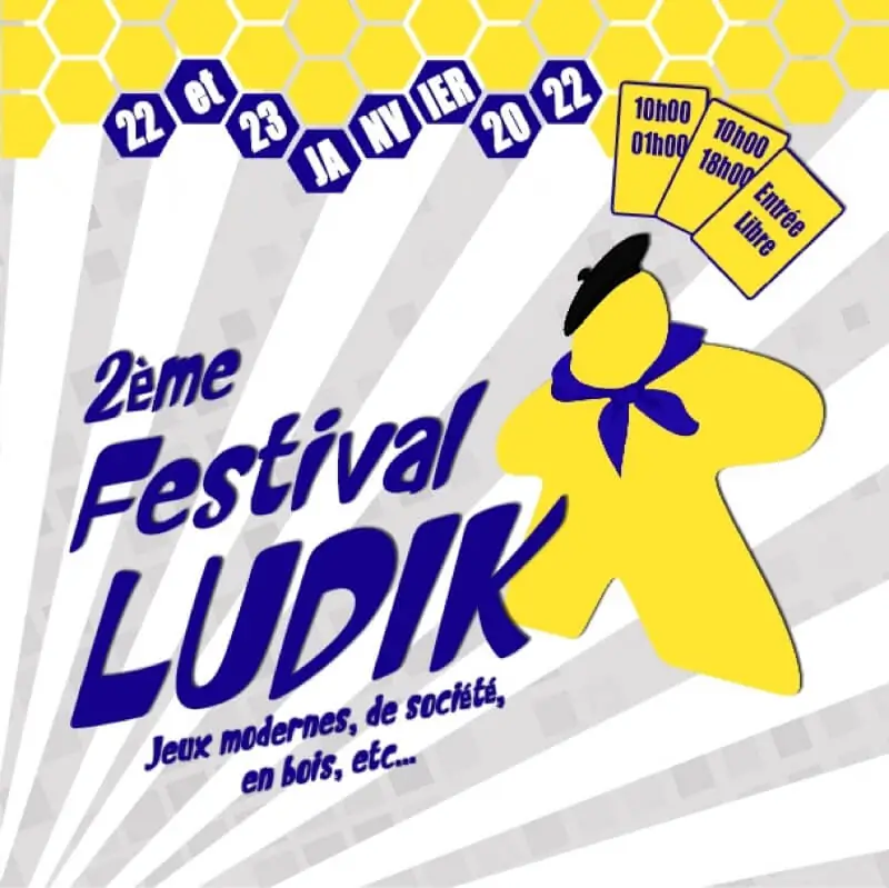 Affiche officielle Festival Ludik de Mont de Marsan 2022