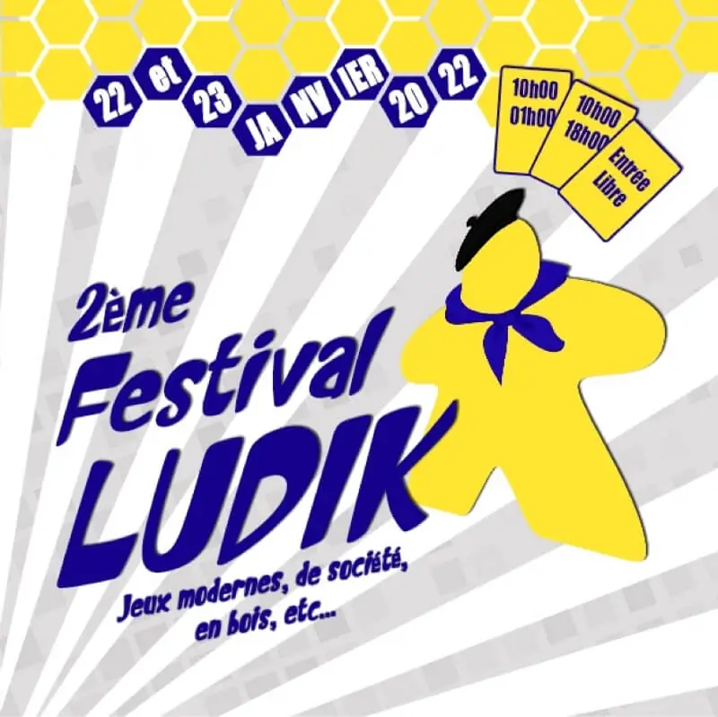 Affiche officielle Festival du Jeux de Mont de Marsan 2022