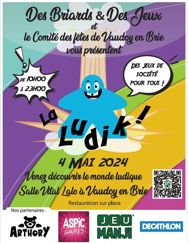 Affiche officielle La Ludik de Vaudoy 2024